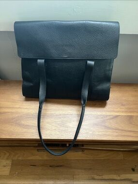 Shinola Leather Top Handle Bag